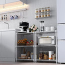 450 lbs Wire Storage Shelving 3-Tier Utility Shelving Unit Steel Organizer Wire Rack for Home,Kitchen,Office,White (11.8" D x 17.7" W x 26.4" H) by CozyNest Decor