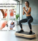 Vibration Plate Exercise Machine, 24" x 14" Extra-Large Vibration Plate for Lymphatic Drainage, Vibration Plates for Weight Loss, Relaxing, Recovery by CozyNest Decor