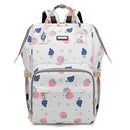 Diaper Bag Backpack, Diaper Bags for Baby Girls Boys, Baby Bags for Moms Dads, Nappy Changing Bag with Insulated Pockets,Multi-functional Waterproof Backpack with Stroller straps-Berry White by TinyTreasures Baby Boutique