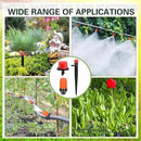 30 Pcs Drip Irrigation Kits with 10 Pcs 1/4 Drip Irrigation Emitters10 Pcs 360 Degree Adjustable Irrigation Drippers Sprinklers and 10 Pcs 3 Way Atomizing Nozzles for (4-7mm) Watering Patio by GreenHaven Gardens