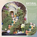 Nuanchu 120 Pieces Crystal Mushroom Sculpture Bulks Hand Making Gemstone Quartz Mushroom Polished Cute Stones Decor for Witchcraft Meditation Garden Home by GreenHaven Gardens