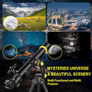 Telescope, Telescopes for Adults Astronomy Professional, 90mm Aperture 1000mm High Powered Telescope for Beginners & Kids with Precision Adjustment Vertisteel AZ Mount Tripod Phone Adapter by TinyTreasures Baby Boutique
