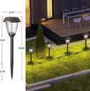XMCOSY+ Solar Lights Outdoor 10/25 LM LED with 2 Lighting Modes, Solar Garden Lights Glass and Metal, IP65 Waterproof Solar Powered for Yard Pathway Walkway Driveway Patio (6 Pack, Warm White) by CozyNest Decor