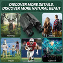 10-30x25 Small Compact Binoculars for Adults - WOZEL High Powered Zoom Binoculars for Bird Watching Hunting Hiking Travel Sports - Lightweight Binocular with Large & Bright Field of View for Kids by TinyTreasures Baby Boutique