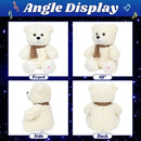 Cuteoy Glowing LED Bear Light-up Nightlight Toys Musical Plush Stuffed Animal Singing Lullabies Birthday Christmas Plushies Gifts for Kids Boys Girls,10.5" by TinyTreasures Baby Boutique