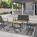 Outdoor Rug 9x12 ft Waterproof, Reversible Outdoor Plastic Straw Rug for Patios Clearance, Outdoor Area Rug Carpet RV Mat for Camping Backyard Deck Porch by GreenHaven Gardens