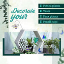 Craft Crush Plant Charms Kit – Makes 4 Suncatcher Charms for Plants – Metal Garden Stakes & Decorative Ornaments for Plant Lovers, Gift, Home Decor, Teens & Adults - DIY Art & Craft Kit - Ages 13+ by GreenHaven Gardens