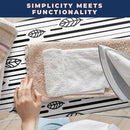 Ironing Board Cover and Pad Extra Thick Heavy Duty Padded 4 Layers Non Stick Scorch and Stain Resistant 15x54 and 3 Fasteners Elastic Edge with Bonus Protective Scorch Mesh Cloth by CozyNest Decor