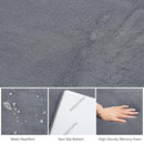 Baby Play Mat for Floor,1.3" Thick Elasti-Foam 50"×50" Playpen Mat for Tummy Time,Water Repellent Soft Coral Velvet for Toddler,Infant,Kids,Non-Slip Backing Safe for Crawling(Dark Grey) by TinyTreasures Baby Boutique