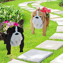 English Bulldog Dog Planter Plant Pots,Cute Garden Dog Flower Planter,Dog Planters Birthday Gifts for Women,Office,Indoor/Outdoor Decor（9.45 * 7.48 * 10.63in） by GreenHaven Gardens
