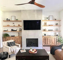 joelsantiques - 72 Inch Wooden Floating Shelves for Wall - 72x8x2 in - Made of Natural Wood - Long FWall Shelves for Bedroom - Perfect for Living Room, Kitchen - Made in USA - Beige by CozyNest Decor