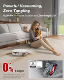 Yeedi M14 Plus Robot Vacuum and Mop with All-in-One Station, 18000Pa, OZMO Roller Instant Self-Washing Mopping, 167℉ Hot Water Mop Washing & Self-Drying, ZeroTangle 3.0, Self-Emptying, White by CozyNest Decor