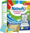 NATRUTH Dishwasher Cleaner And Deodorizer Tablets -30 Pack for Deep Cleaning, Deodorizing & Protecting, Prevents Buildup.Heavy Duty And Septic Safe.Clean Dish Washer For Limescale, Odor, Smell (Lemon) by CozyNest Decor