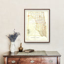 Vintage Map of South Dakota 1876
