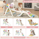 Pikler Triangle Set with Cushion, 9 in 1 Toddler Climbing Toys Indoor, Montessori Foldable Wooden Climbing Toys for Toddlers 1-3 Inside，Pikler Triangle Set Jungle Gyms Playground for Children by TinyTreasures Baby Boutique