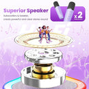 Mini Karaoke Machine for Kids Adults, Kids Toys Karaoke Microphone Singing Speaker, Karaoke Player with 2 Wireless Mic Party, Birthday Gifts for Girls Ages 4, 5, 6, 7, 8, 9, 10, 12+ Years Old(Purple) by TinyTreasures Baby Boutique