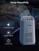 Nuwave OxyPure ZERO Air Purifier with Washable and Reusable Bio Guard Tech Air Filter, Large Room Up to 2002 Ft², Air Quality Monitor, 0.1 Microns, 100% Capture Irritants like Smoke, Dust, Pollen by TinyTreasures Baby Boutique