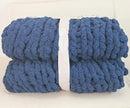 Chunky Knit Blanket Throw 40"x60", Chenille Throw Blankets, Handmade Warm & Cozy Blanket Couch Bed Home Decor, Soft Breathable Fleece Banket, Christmas for Couch Bed Sofa Best Gift (Navy Blue) by CozyNest Decor