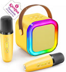 IROO Mini Karaoke Machine for Kids, 2025 TOP Toys Birthday Gifts Ideas for Girls Ages 4, 5, 6, 7, 8, 9, 10, 12+ Years Old, Portable MP3 Player with 2 Wireless Mics for Party by TinyTreasures Baby Boutique
