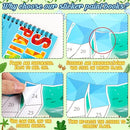 90shine 4PCS Sticker Books for Kids Ages 4-8 Includes Underwater Pet Dinosaur Rainbow Themed Multiple Designs Party Gift Create 44 Pictures by TinyTreasures Baby Boutique
