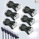 6 Pack 600 LED Solar String Lights for Outside, Solar Christmas Lights Outdoor Waterproof, Green Wire Twinkle Light with 8 Lighting Modes for Xmas Tree Wedding Party Garden Decorations (Cool White) by GreenHaven Gardens