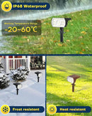 Kaxiida Solar Lights Outdoor Waterproof IP68, 3 Lighting Models Solar Powered Spot Lights Outdoor, 56LED Dusk to Dawn for Yard Patio Garden Pathway Landscape Lighting by GreenHaven Gardens