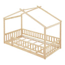 Bed House Bed Frame With Fence by HouseOfZazla