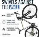 StoreYourBoard SwivelStow Bike Storage Rack 4 Pack, 2 MTB & 2 Road & Gravel Bike Wall Mounts, Heavy Duty Bike Hanger, No-Lift Bike Wall Mount for Garage Bike Storage, Holds 70 lbs, Patent-Pending by GreenHaven Gardens