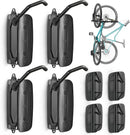 monTEK Swivel Bike Wall Mount, Bike Hangers for Garage, Space-Saving Vertical Bike Rack, Sturdy Bike Storage Rack Holds Up to 66lbs, Easy to Install, 4 Pack by GreenHaven Gardens
