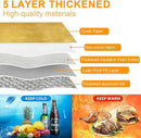 Thickened Insulation BBQ Blanket - Meat Resting Blanket, Locks in Juices, Wide Opening Design, Reusable for Large Brisket, Pork Shoulder, Turkey, Easy Clean, Portable - BBQTools,Gift Accessories by GreenHaven Gardens