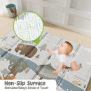 Fodoss Baby Play Mat, 59x71inch Play Mat, 0.4 in Thick Foam Play Mat, Waterproof,Free from BPA, PVC, Phthalates, Playmat for Babies, Foldable Play Mat forBabies, Large Infant Playmat by TinyTreasures Baby Boutique