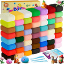 Air Dry Clay Kit,56 Colors Modeling Magic Clay for Kids,DIY Classroom Bulk Starter Sculpting Kit, Soft & Ultra Light, Art and Crafts Party Favors for Boys Girls Kids 3-12 by TinyTreasures Baby Boutique