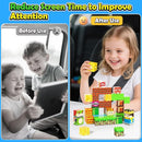 Magnetic Blocks Travel Toys with Portable Metal Tin - STEM Magnet Building Blocks Toddler Kids Toys for 3 4 5 6 7 8 Year Old Boys & Girls Xmas Birthday Gifts Classroom Must Haves Decor by TinyTreasures Baby Boutique