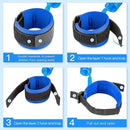 Anti Lost Wrist Link for Toddlers, Safety Toddler Leash, Child Leash, Wrist Leash for Babies and Kids, Children's Safety Wristband for Outdoor, Family Travel(8.2ft/2.5m,Blue) by TinyTreasures Baby Boutique