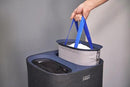 Joseph Joseph Tota 60 liter/15.8 gallon Laundry Hamper Separation Basket with lid, 2 Removable Washing Bags with Handles- Carbon Black by CozyNest Decor