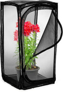 Kingrol 30-Inch Butterfly Habitat Cage, Large Pop-Up Mesh Terrarium with Zipper Opening, Portable & Collapsible Insect Enclosure for Caterpillars & Monarch Butterflies by CozyNest Decor
