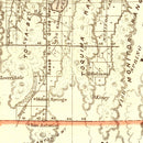 Vintage Map of Nevada 1876