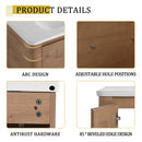 84'' Freestanding Bathroom Vanity with Ceramic Sink