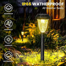 GIGALUMI 16 Pack Solar Lights Outdoor Waterproof, Warm White Pathway Light Solar Powered, Landscape Lighting, Garden Lights for Decor, Patio, Garden, Yard, Pathways, Walkways by GreenHaven Gardens