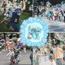 Automatic Gatlin Bubble Gun，Rocket Launcher Bubble Machine Gun，Thousands of Bubbles Per Minute, Suitable for Kids, Adults, Party Favors for Girl Boy (TK-Blue) by TinyTreasures Baby Boutique