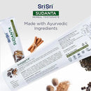 Sri Sri Tattva Sudanta Charcoal Toothpaste Gel – SLS, Fluoride Free Herbal Toothpaste with Neem & Ayurvedic Herbs – Natural Teeth Whitening, Fresh Breath, Oral & Gum Health – 100g Tube (Pack of 2) by CozyNest Decor