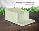 TidyFriend Laundry Detergent Holder Stand with Drip Tray, 2 Pack Laundry Soap Holder with Non-Slip Rubber Feet for Washing Space Organization, Angled Downward Slope for Easy Pouring (Green) by CozyNest Decor