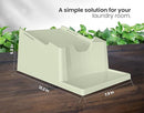 Skywin Laundry Detergent Holder Stand with Tray, Laundry Detergent Stand with Non-Slip Rubber Feet for Washing Space Organization, Easy Pour (Green) by CozyNest Decor