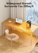 GiveBest Portable Electric Space Heater, 1500W/750W Ceramic Heater with Thermostat, Heat Up 200 Square Feet in Minutes, Safe and Quiet for Office Room Desk Indoor Use by CozyNest Decor