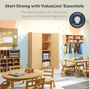 Angeles Value Line Teacher's Storage Cabinet, Classroom Shelves and Daycare Furniture, Lockable Storage Cabinet, 36" L x 19" W x 63" H by TinyTreasures Baby Boutique