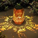 Solar Lanterns Outdoor Garden Decor, Gifts for Women, Mom, Grandma, Birthday, Thanksgiving, Decorative Waterproof Hanging Metal LED Light for Yard, Patio, Lawn, Landscape, Backyard (Deer) by GreenHaven Gardens