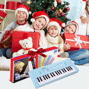 Kids Piano Keyboard, 37 Keys Portable Music Keyboard Early Learning Educational Electronic Music Piano Instrument Toys for 3 4 5 6 Year Old Boys and Girls (Blue) by TinyTreasures Baby Boutique