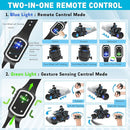 Eulogia Remote Control Motorcycle Toys New Upgraded RGB Wheels Lights, RC Motorbike with 2-in-1 Remote, Gesture Sensing Stunts Dirt Bike, 360° Rotating High Speed Motocross Car for Boys Girls Gift by TinyTreasures Baby Boutique