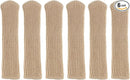 uxcell 6Pcs Door Handle Covers, Polyester Knitted Anti-Scald Door Knob Protector Door Knob Cover for Hot Doors and Cold Doors, Khaki by TinyTreasures Baby Boutique