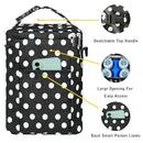 Breastmilk Cooler Bag with Ice Pack Fits 4 Baby Bottles Up to 9 Ounce Insulated Baby Bottle Bag Breast Milk Cooler on The Go with Strap Baby Bottle Cooler Bag for Nursing Mom Daycare or Travel by TinyTreasures Baby Boutique